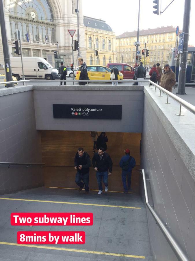 No. 11 Apartment With 2 Bathrooms Next To Railway Station Budapest Exterior foto
